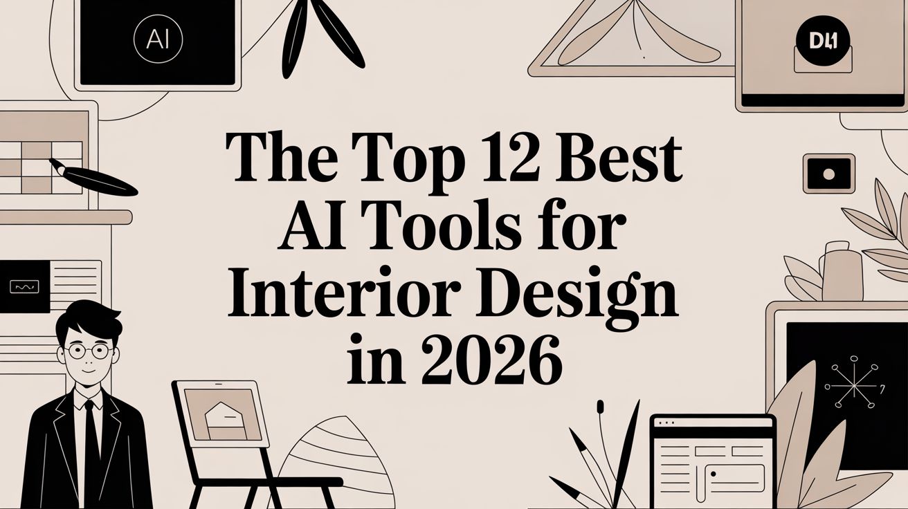 Os 12 Melhores Ferramentas de IA para Design de Interiores em 2026