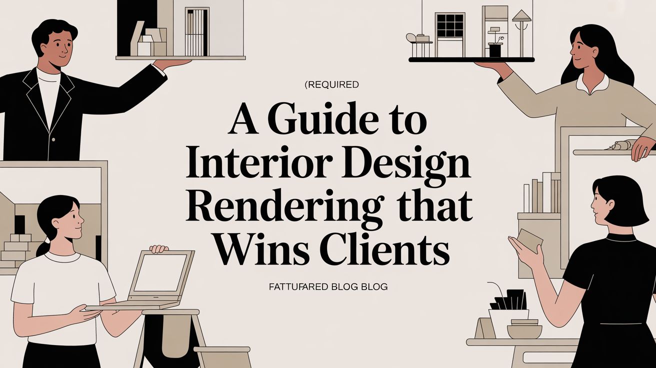 A Guide to Interior Design Rendering That Wins Clients