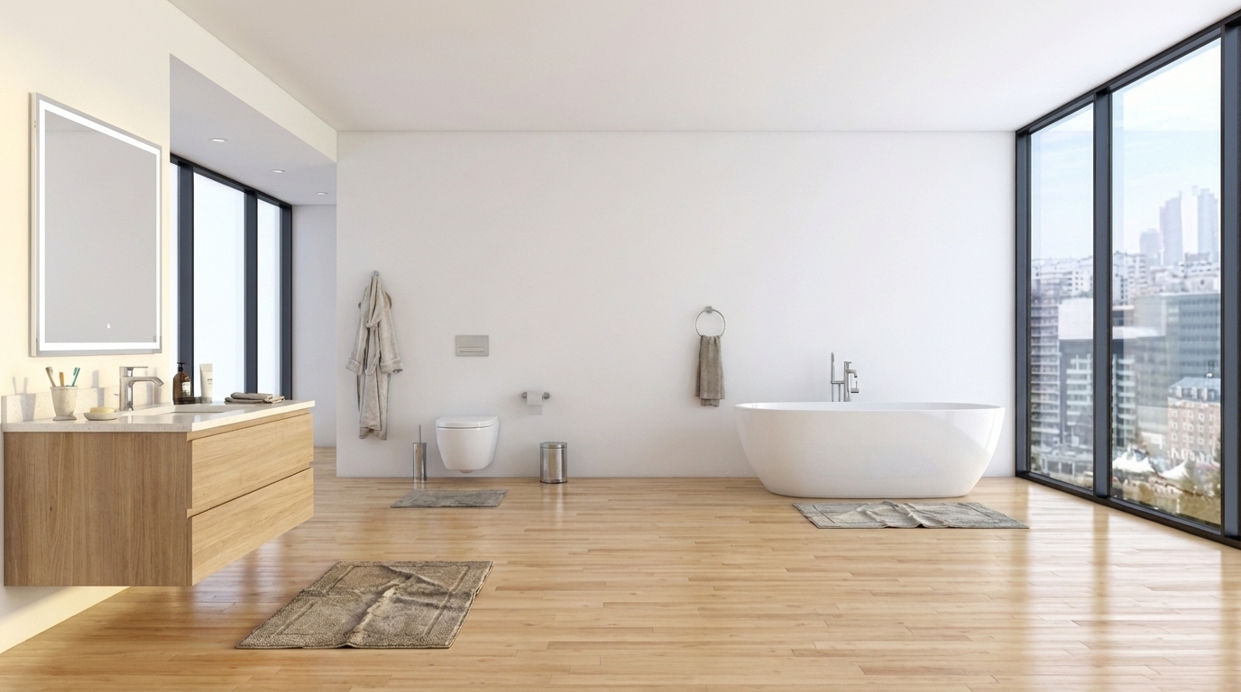 Bathroom after - Minimalist style