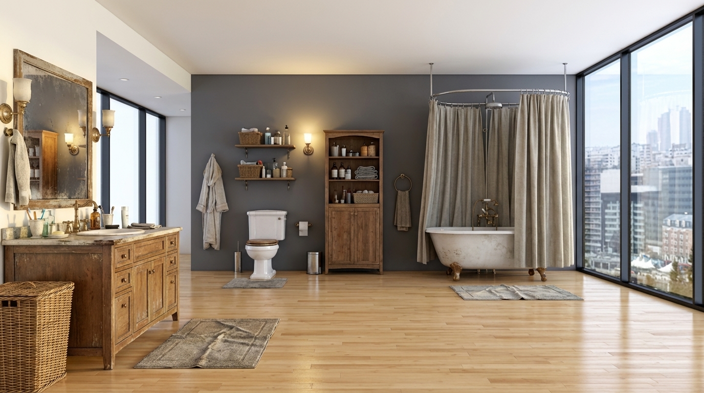 Bathroom before - empty space