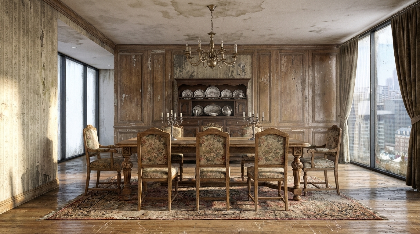 Comedor before - empty space