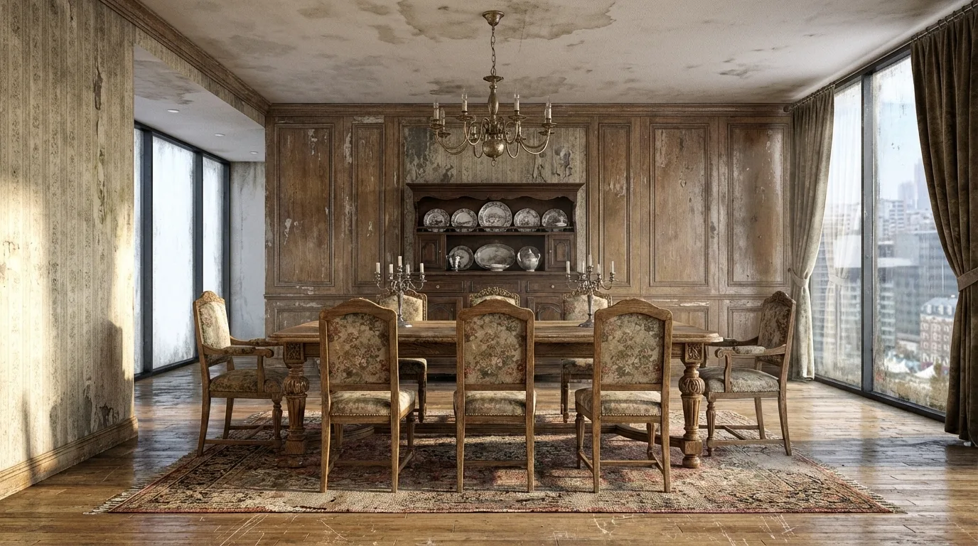 Dining Room before - empty space